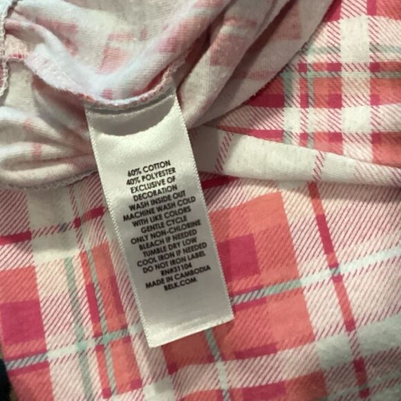 NWOT. Kim Rogers Women’s Size M 2 Pc. Pink Plaid PJ Set - Picture 14 of 15